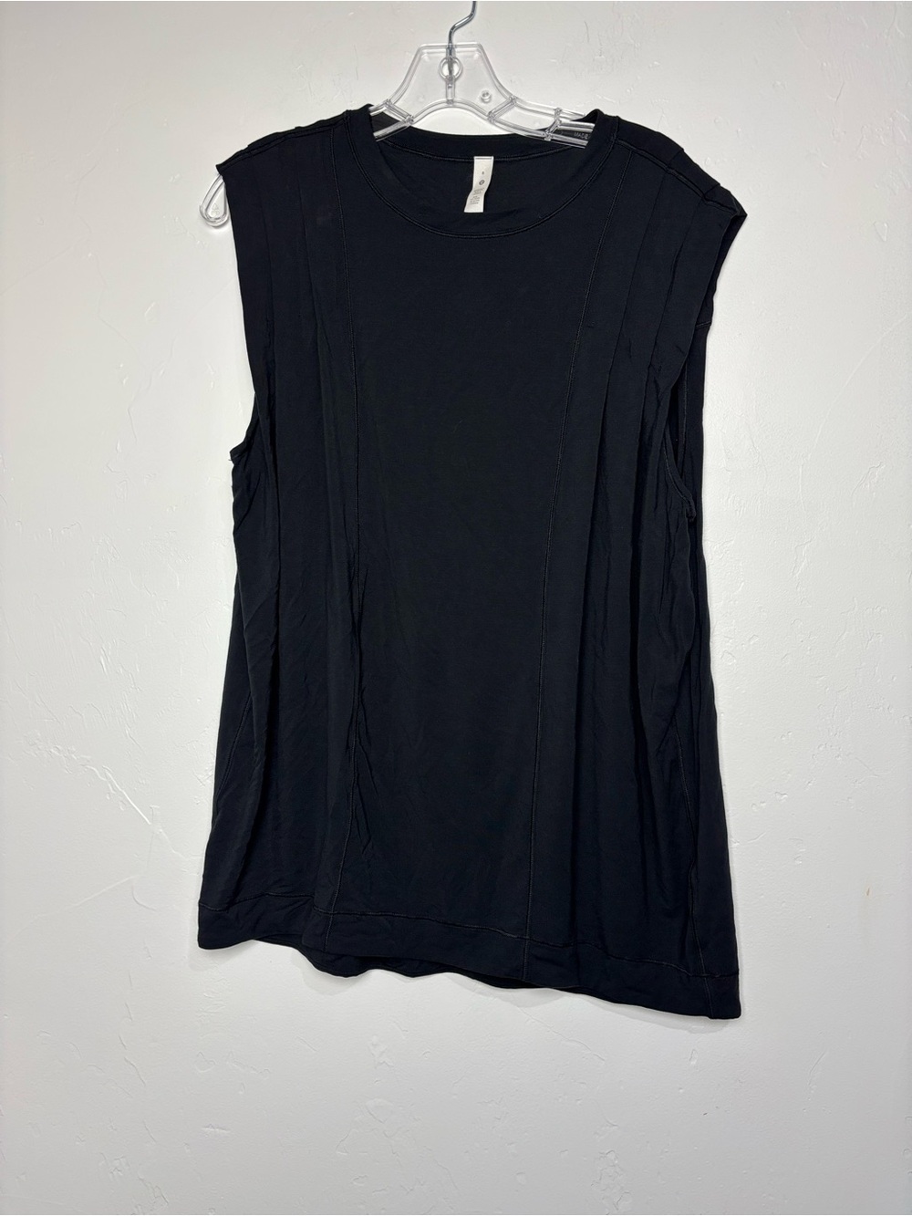 Lululemon Black Modal Women's Sleeveless Tank Top Size 8 Activewear Athletic